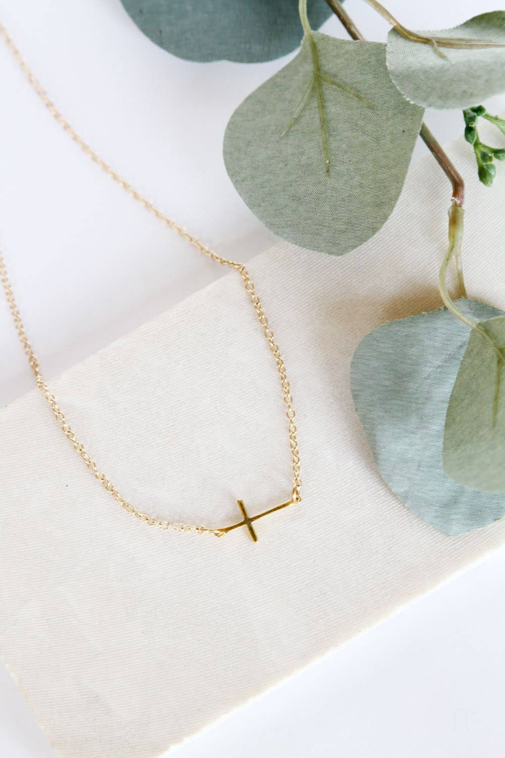 Faith Gold Cross Necklace