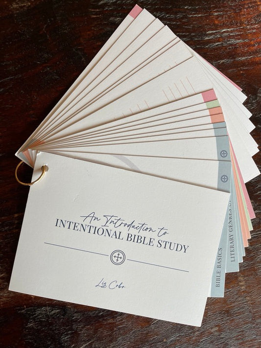 An Introduction to Intentional Bible Study - Flip Card Set